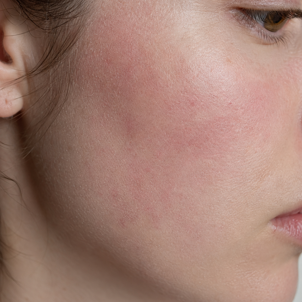 before reactive skin